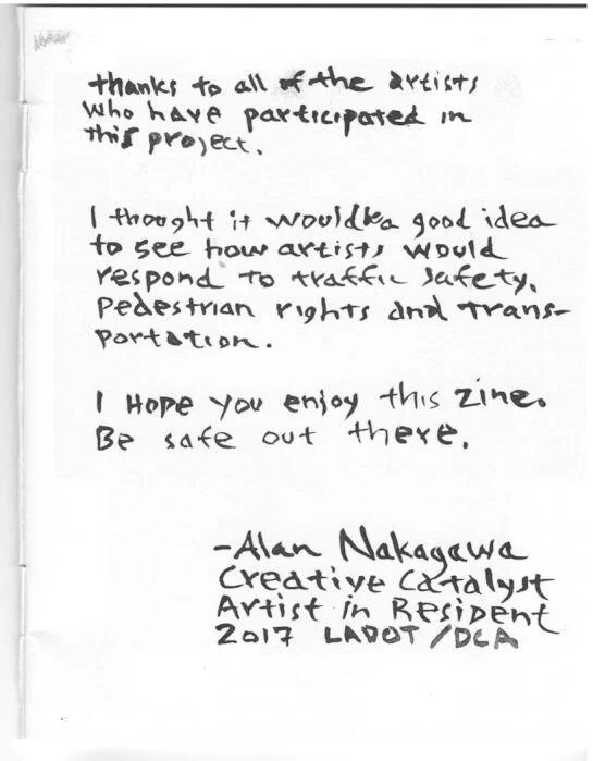 L.A. dot Zine 1.0 — Alan Nakagawa, Sound Artist +